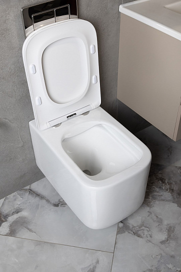 Унитаз подвесной Boheme Mane c крышкой 970-SET-W