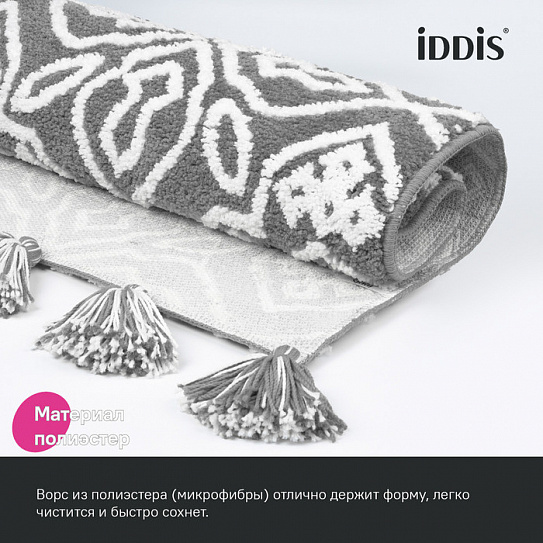Коврик для ванной комнаты с кисточками Iddis Décor DT01P58i12