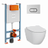 Комплект инсталляции с безободковым унитазом Vitra Mia Round 9856B003-7200