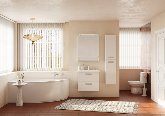 Тумба под раковину Roca The Gap 70 белый матовый ZRU9302733