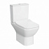 Унитаз напольный безободковый Vitra Integra Square Open-Back с тонким сид микр 9833B003-7205