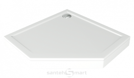 Поддон из литьевого мрамора Good Door Пента 100*100 без панели, без сифона, без уст.комплекта