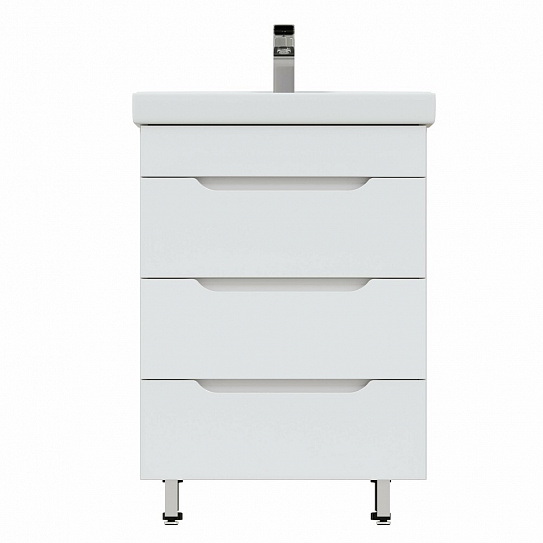 Тумба напольная MIRSANT Soho Quadro 60 без раковины в комплекте (под рак.264491)