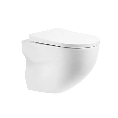Унитаз подвесной безободковый с креплением Belbagno ONDA BB066CHR