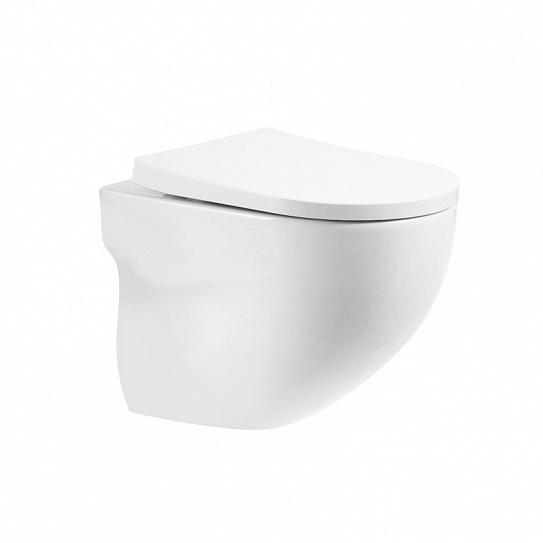 Унитаз подвесной безободковый с креплением Belbagno ONDA BB066CHR