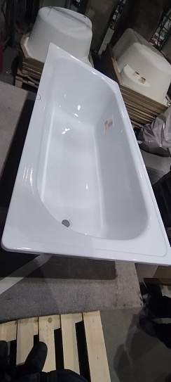 Ванна стальная 170х70 ANTIKA с рантом А-70001 с опорной подставкой (УЦЕНКА)