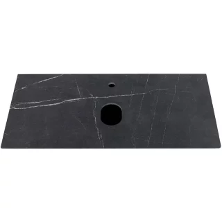Столешница 100см La Fenice Granite Black Olive Light Lappato FNC-03-VS03-100 черная