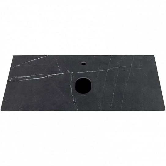 Столешница 100см La Fenice Granite Black Olive Light Lappato FNC-03-VS03-100 черная