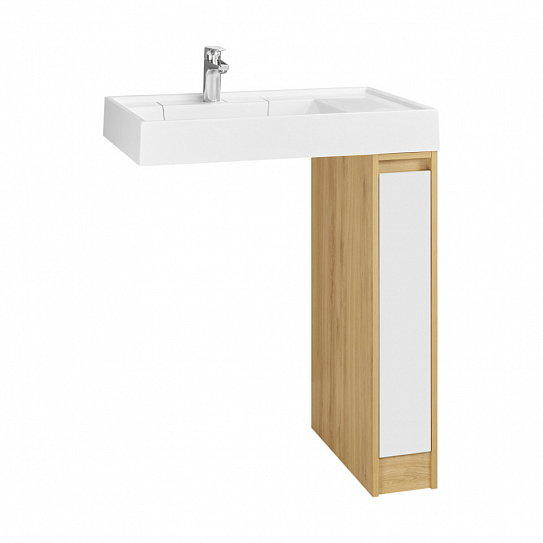 Фасад для тумбы Aquaton Лондри 20 1шт. Белый 1A275001LH010 (без корпуса, только фасад)