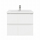 Тумба под раковину Эвада 60 подвесная, белая (рак.150179 в комплект не входит) Onika 106156