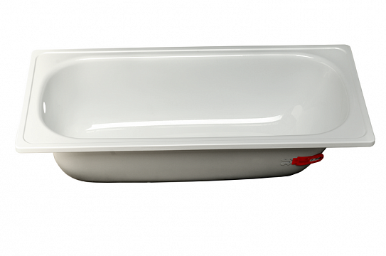 Ванна стальная 170х70 ANTIKA с рантом А-70001 с опорной подставкой (УЦЕНКА)